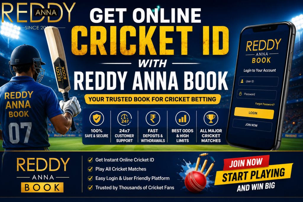 Get Online Cricket ID With Reddy Anna Book